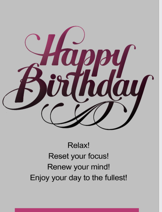 BIO- Happy Birthday card
